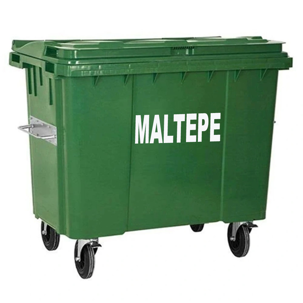 Maltepe 1100 Litre Plastik Çöp Konteyneri